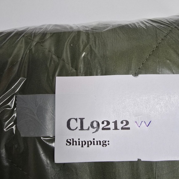 Vineyard Vines Vest Jacket Mens XL Green Military Quilted Full Zip Chore Outdoor - Picture 12 of 12